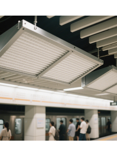 地鐵（tiě）站台空氣淨化中中效板（bǎn）式過濾器的應（yīng）用實例分析